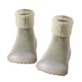 thumbnail image 1 of Generic Kids Sport Shoes Toddler Baby Boys Girls Solid Warm Knit Soft Sole Rubber Socks Slipper Stocking Shoes 04 Years, 1 of 4