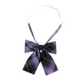 thumbnail image 1 of Generic Kids Students Bow Tie Sailor Suit Bowknot Plaid Bowtie for Anime Cosplay Uniform Costume Accessories, 1 of 2