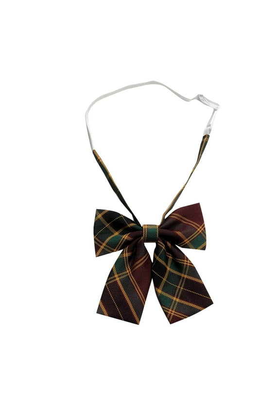 Kids Students Bow Tie Sailor Suit Bowknot Plaid Bowtie for Anime Cosplay Uniform Costume Accessories