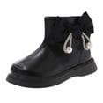 thumbnail image 1 of Generic Kids Winter Boots Fashion Kids Winter Water Proof Flat Keep Warm Snow Boots Big Girls Winter Boots Size 1, 1 of 7
