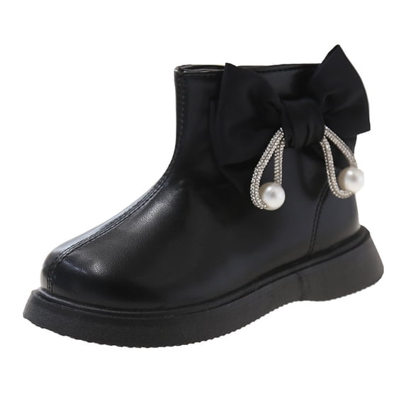 Generic Kids Winter Boots Fashion Kids Winter Water Proof Flat Keep Warm Snow Boots Big Girls Winter Boots Size 1