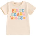 thumbnail image 1 of Generic Kindergarten T-Shirt for Boys Girls 2024 First Day of Preschool Kids Comfortable and Breathable Spring Summer Clothes for Holiday Party（9-10 Years Yellow）, 1 of 8