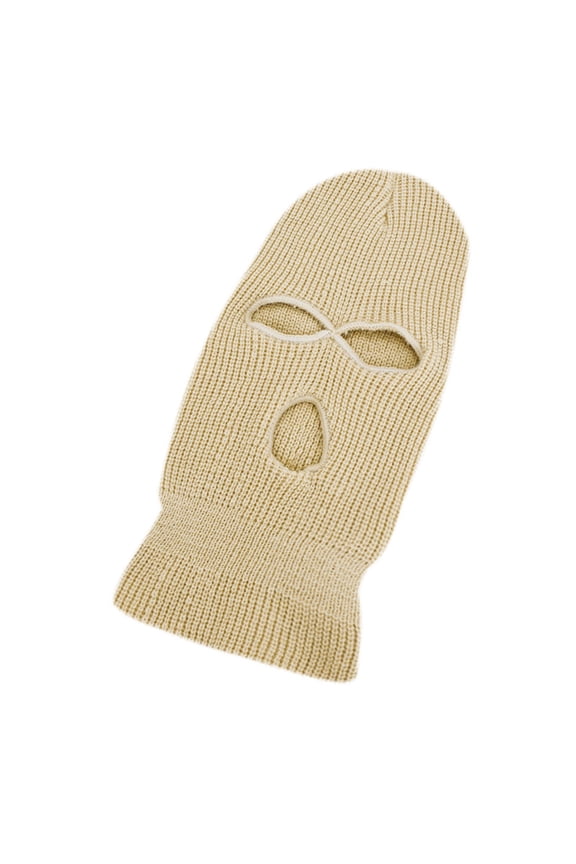 Generic Knitted Balaclava Face Warmer for Cold Weather, Winter Ski Hooded Cap for Men and Women Thermal Cycling Windproof Neck Warmer Unisex Beanie Winter Knitted Soft Warm Hat