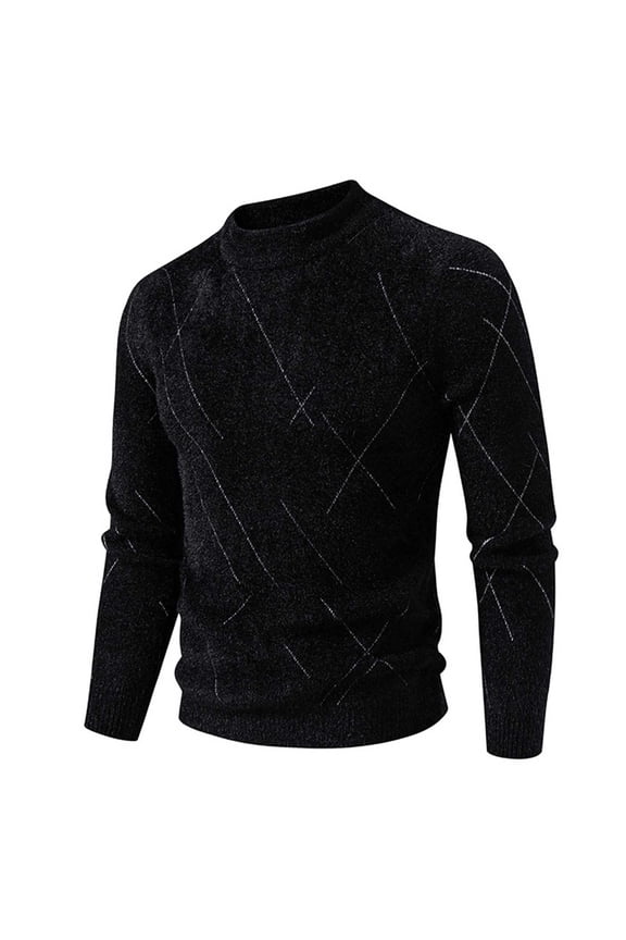 Knitted Vintage Classic Pullover Fashion Sweaters Stretch Thermal Clothes