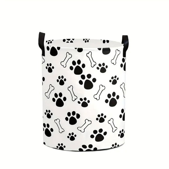 Generic Laundry Hamper,Dog Laundry Basket Collapsible Puppy Storage Baskets for Home Decor,Office,Toy Organizer