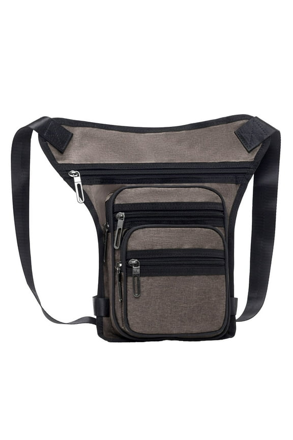 Leg Bag Thigh Bag Motorcycle Riding Drop Leg Bag Fanny Pack Canvas Fanny Pack One Shoulder Waist Side Leg Bag