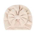 thumbnail image 1 of Generic Lightweight Hats for Children's Toddler Baby Girls Boys Solid Big Bow Cap Hat Lovely Kids Headwear Winter Warm Hats Caps Girl Boy(,C), 1 of 2