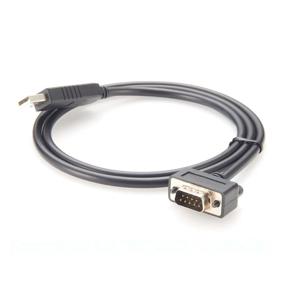 Generic Low Profile USB 2.0 to RS232 DB9 Male Serial Converter Cable with FT232RNL Chip Ultra Thin USB to D-Sub 9Pin COM Port Cable