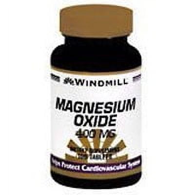 Generic Magnesium Oxide 400 Mg Tablets By Windmill- 60 Ea, 2 Pack