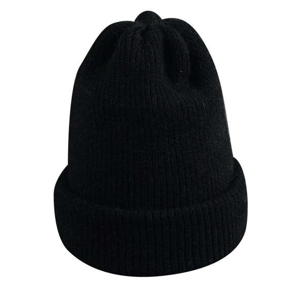 Generic Men'S Chunky Ribbed Knit Hat Men'S Cozy Knitted Ski Hat Men'S Thermal Knit Beanie Cap Men And Women Cozy Ribbed Beanie Hot Rabbit Warm Knit Hat For Women Lady Winter Outdoor Dress