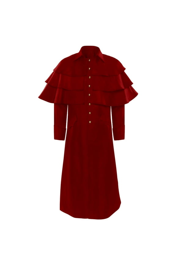 Men Unisex Cassock Robe Pulpit Clergy Liturgical Robe Vestment Priest Costume