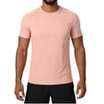 thumbnail image 1 of Generic Men's Athletic Muscle Fit T-Shirt Short Sleeve Lightweight Moisture-Wicking Performance Gym Training Tee Tops, 1 of 5