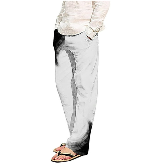 Generic Men's Fashion Gradient Pajama Pants Lightweight Pjs Bottoms Comfy Yoga Lounge Pants Sleepwear Bottom Pants