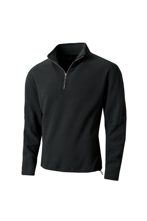 Men's Fleece Pullover Winter Shirts Long Sleeve Quarter Zip Cold Weather Golf Hiking Casual Warm Shirts