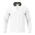 thumbnail image 1 of Generic Men's Knit Long Sleeve T Shirts Casual Collared Classic Polo Sweater Dress Pullover Fashion Golf Shirts, 1 of 7