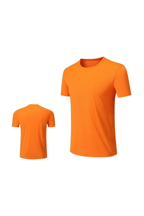 Men's Moisture Wicking Shirts Athletic Quick Dry Running T-Shirts Summer Workout Stretch Lightweight Gym Tee Tops