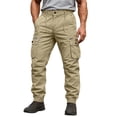 thumbnail image 1 of Generic Men's Outdoor Cargo Pants Lightweight Tactical Trousers Breathable Jogger Hiking Work Pant with Multi Pockets, 1 of 2