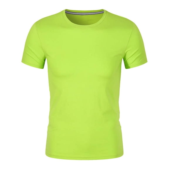 Generic Men's Short Sleeve UPF 50+ T-Shirt Quick Dry Rash Guard Athletic Running Swim Shirts