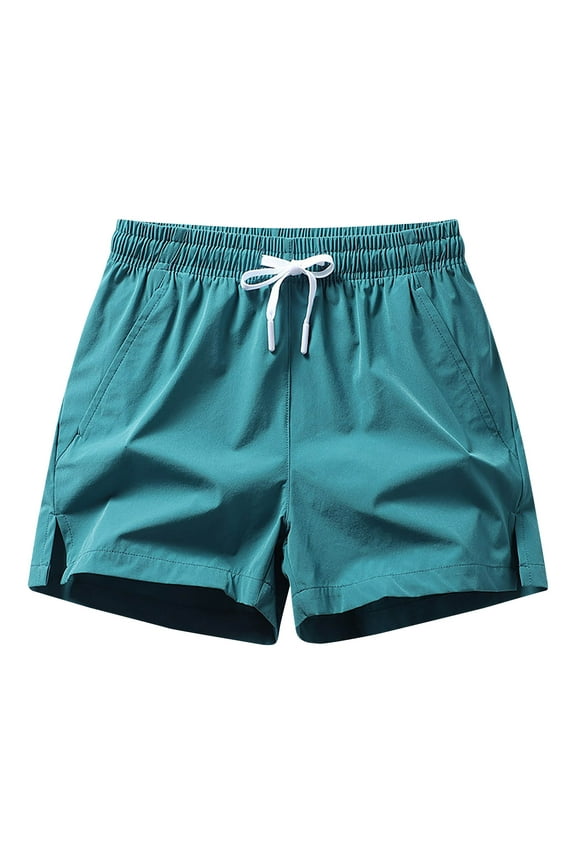 Men's Shorts Casual Classic Fit Short with Multi-Pocket Mens Workout Shorts Hybrid Quick Dry Shorts