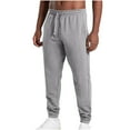 thumbnail image 1 of Generic Men's Spring Jogger Sweatpants Casual Baggy Elastic Waist Drawstring Trousers Workout Running Cargo Pants with Pockets, 1 of 5