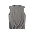 thumbnail image 1 of Generic Men's Tank Tops Sleeveless Cut Off Shirt Stretch Cotton Muscle Breathable Classic Tops, 1 of 3