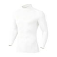 thumbnail image 1 of Generic Men's Thermal Compression Shirts Mock Turtleneck Long Sleeve Fleece Lined Undershirt Base Layer Running T Shirt, 1 of 4