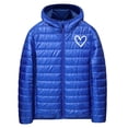 thumbnail image 1 of Generic Men's Winter Puffer Jacket Lightweight Packable Zip Up Warm Quilted Coat Hooded Soft Down Jacket Outerwear, 1 of 7