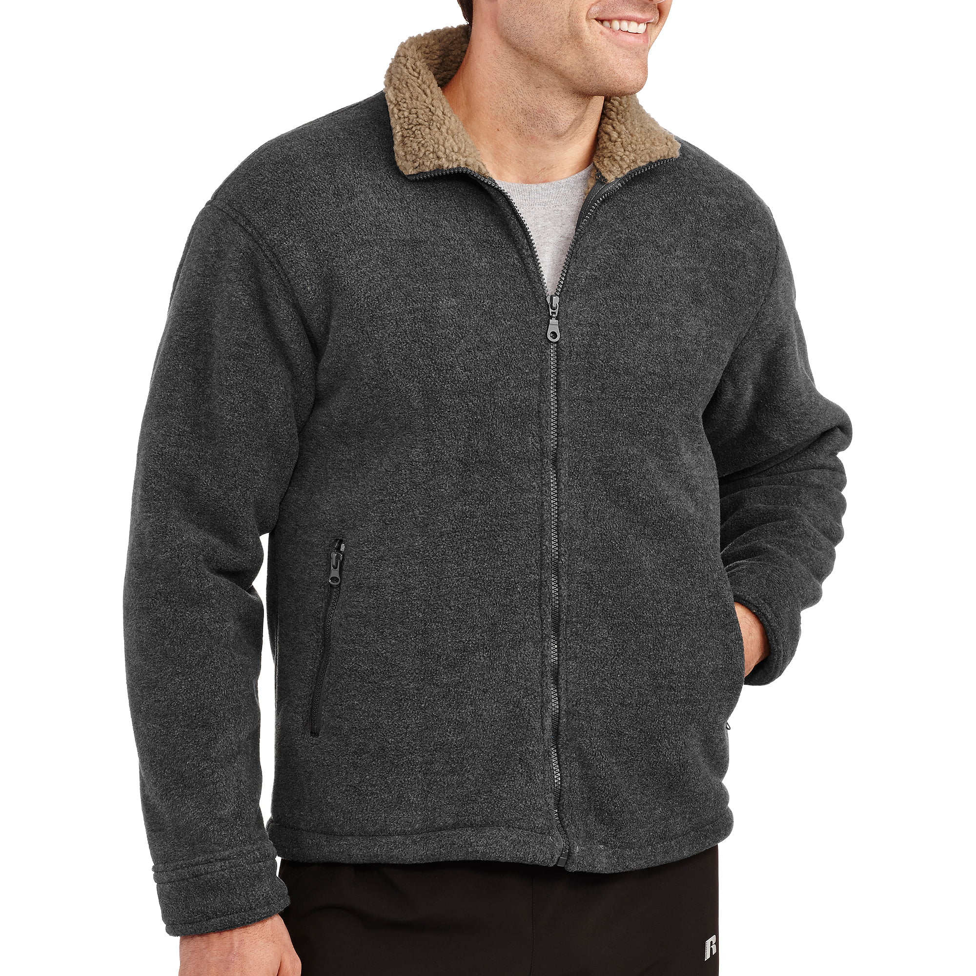 Generic Men's Wool Bomber Jacket - Walmart.com