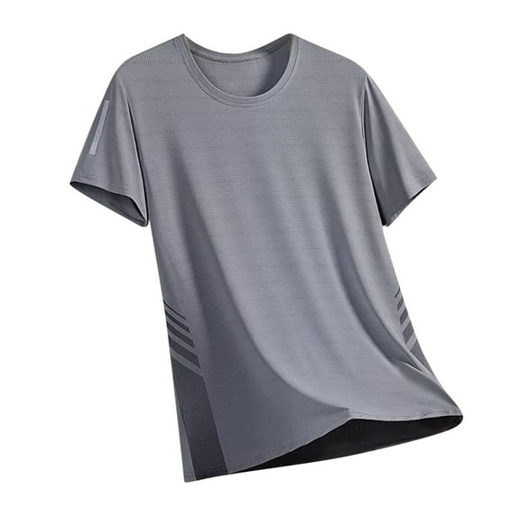 Generic Men's Workout Gym T-Shirts Lightweight Running Athletic Short Sleeve Quick Dry Shirt Tops