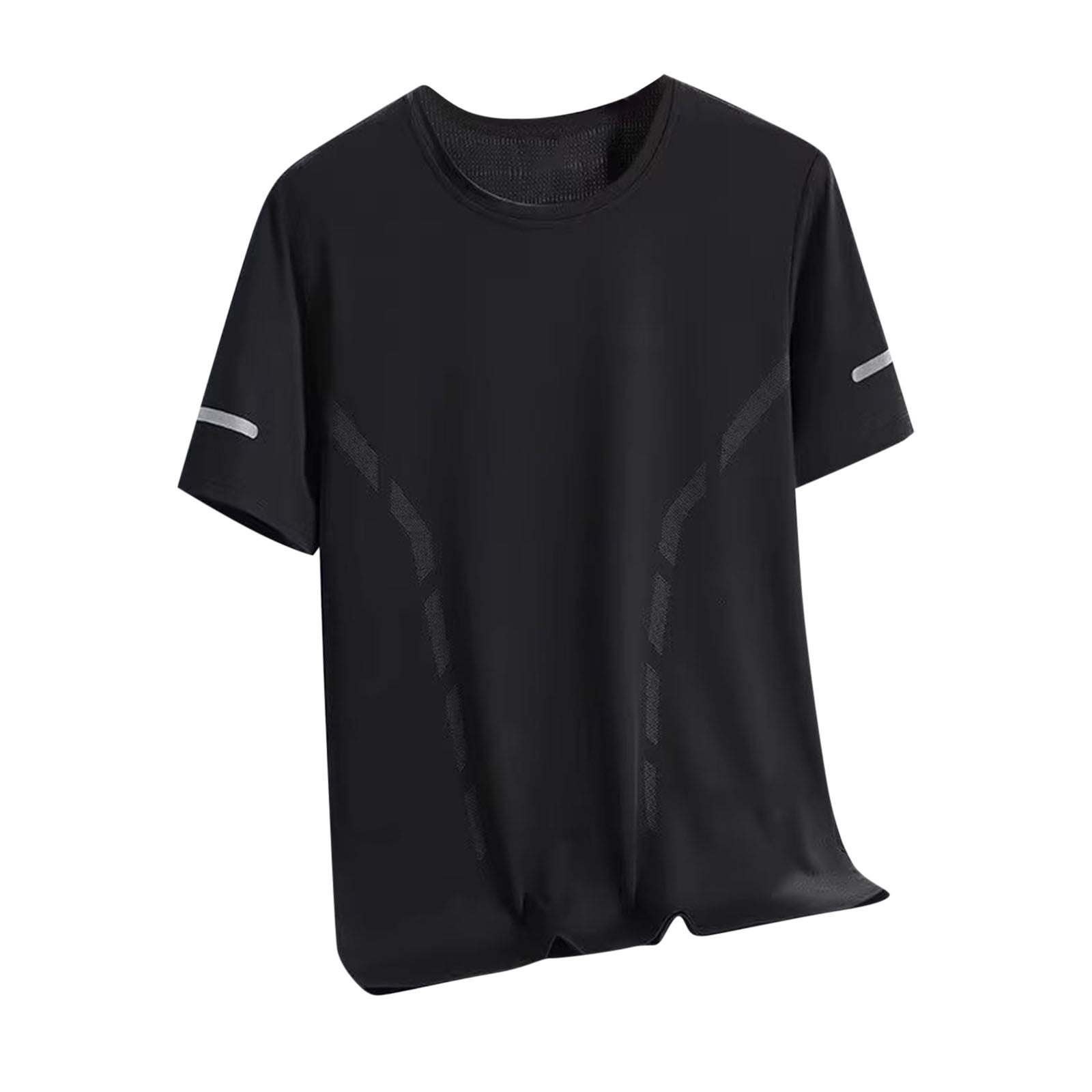 Generic Men's Workout Running Shirts, Dry Fit Moisture Wicking T-Shirts, Sports Gym Athletic Short Sleeve Shirts - Walmart.com
