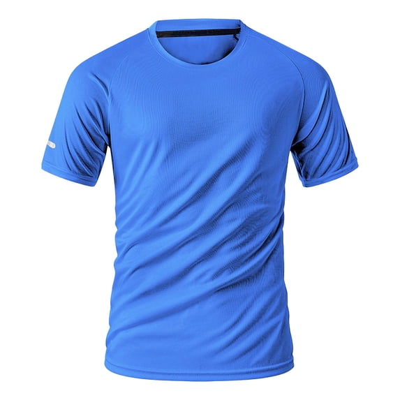 Generic Men's Workout Running Shirts Quick-Dry Moisture Wicking Short Sleeve T-Shirt Breathable Gym Athletic Tee Shirts