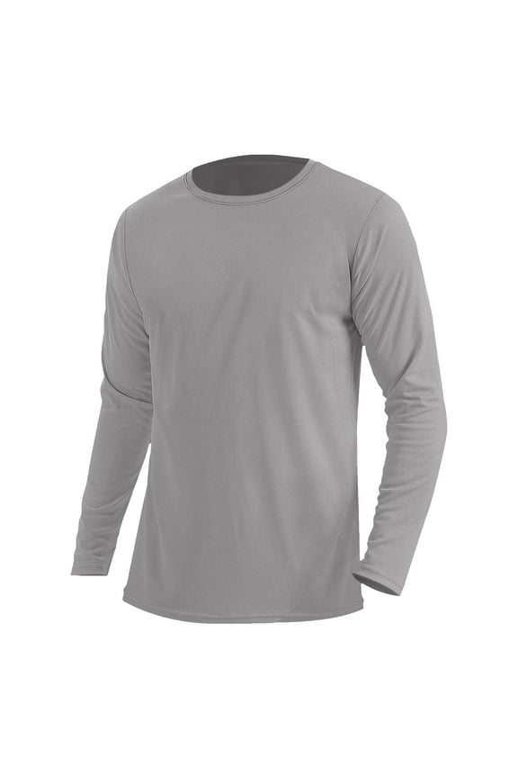 Mens Compression Shirts Athletic Lightweight Long Sleeve Sports Running Tops Workout Baselayer Undershirts