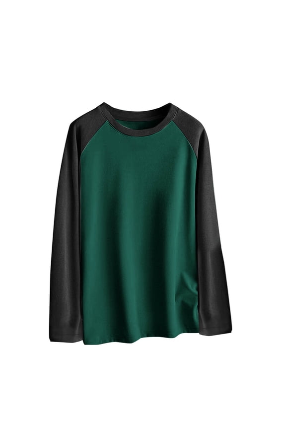 Mens Long Sleeve Shirts Winter Thermal Long Sleeve Crewneck Pollover Shirt Vintage Clothes Basketball Sport Tops