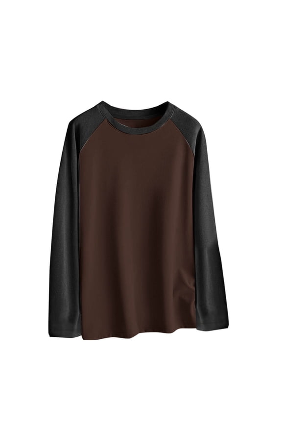 Mens Long Sleeve Shirts Winter Thermal Long Sleeve Crewneck Pollover Shirt Vintage Clothes Basketball Sport Tops