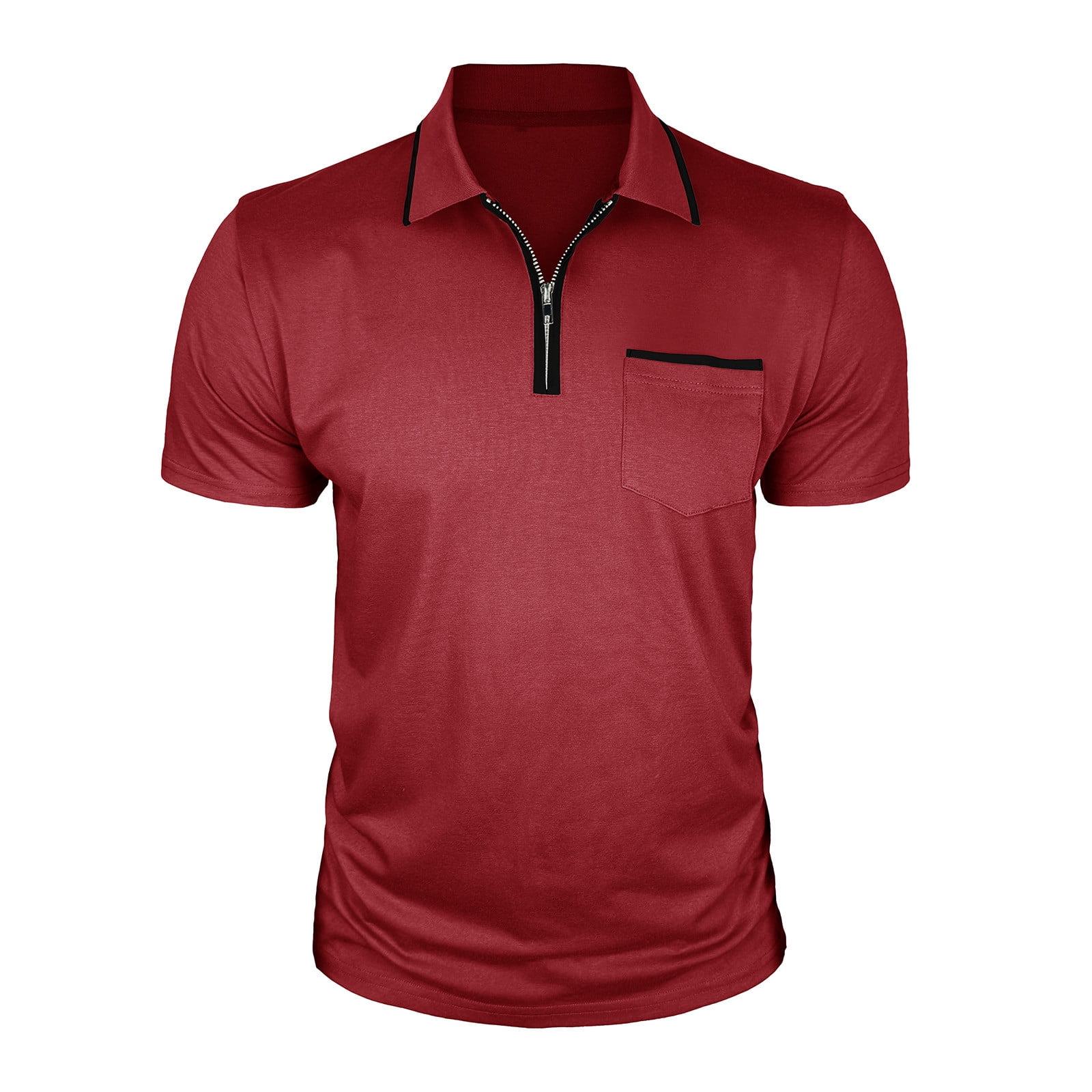 Generic Mens Regular Fit Muscle Shirts Short Sleeve Sports Golf T ...