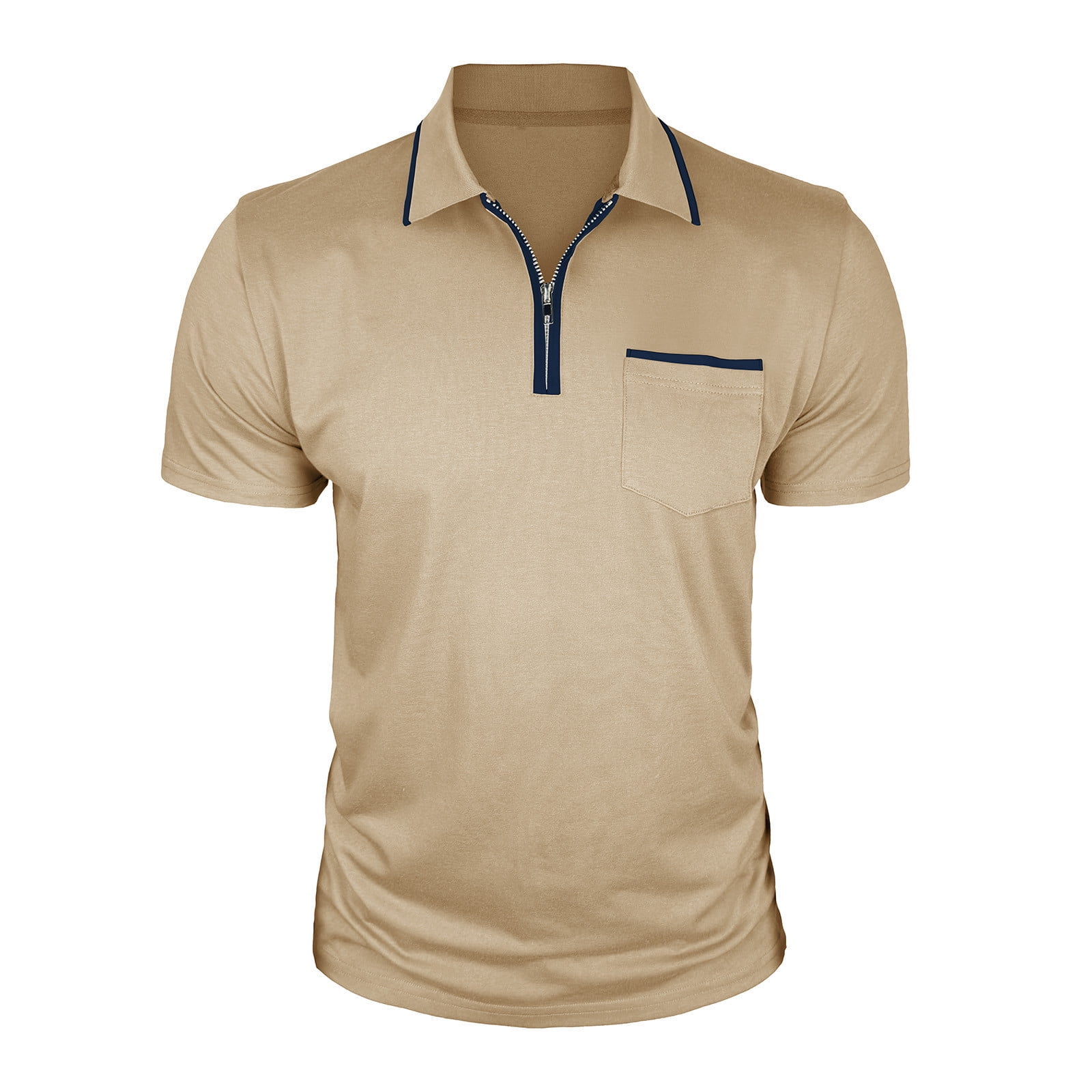 Generic Mens Regular Fit Muscle Shirts Short Sleeve Sports Golf T ...