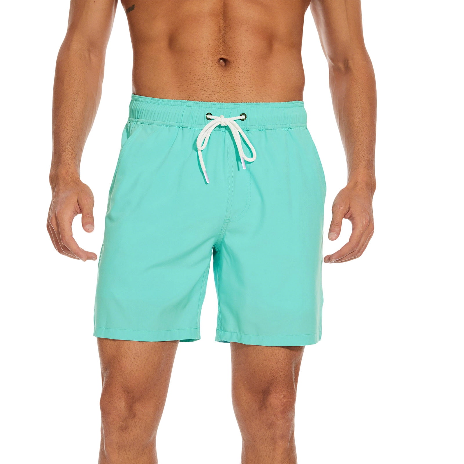 Generic Mens Swim Trunks Swimsuits Board Beach Shorts with Compression ...