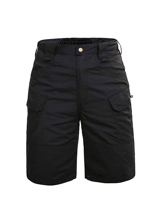 Mens Tactical Shorts Stretch Outdoor Cargo Shorts Wear Resistant Rip Stop Work Hiking Fishing Shorts