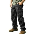 thumbnail image 1 of Generic Mens Work Cargo Pants Stretch Breathable Ripstop Tactical Pant Big and Tall Outdoor Hiking Fishing Sweatpants, 1 of 2