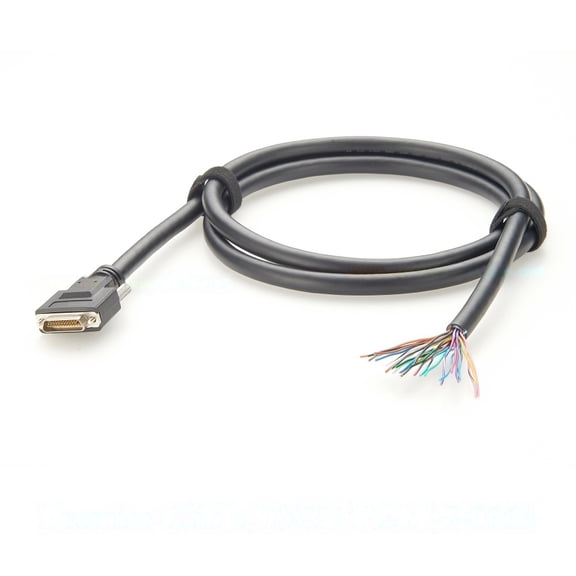 Generic Micro-D Cable Assembly Micro DB25 Female Receptacle to Free End CMD 25Pin D-Sub Connector to Pigtail Compatible with 834249014