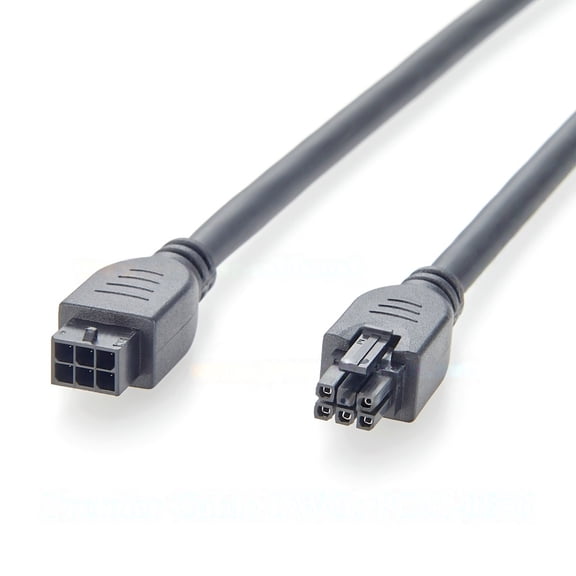 Generic Micro-Fit 3.0 6Pin Male to Female Cable Dual Row 6 Circuits Power and Signal Assembly Compatible with 430200601 to 430250600