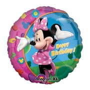 Generic Minnie Bows Mickey Mouse Characters Pink Paper Plastic Mylar Balloon