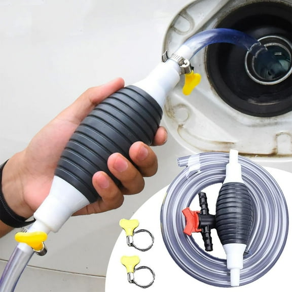 Generic Multifunction Liquid Sucker 2024,Siphon Pump for Gasoline, New Multi-Use Siphon Fuel Transfer Pump, Hand Fuel Transfer High Flow Gas Siphon Pump, Liquid Sucker Pump with PVC Hoses