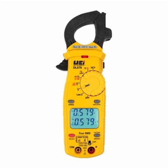 Generic DL579 Multimeter, Digital & TRMS Clamp with Temp-Capacitance-Inrush