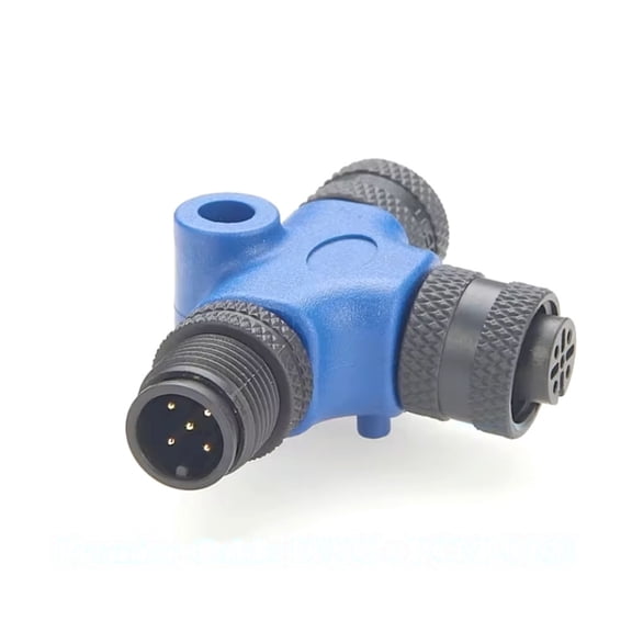 Generic NMEA 2000 N2k Tee T Connector IP67 Micro-Change M12 5Pin Marine Male to Female Backbone Cable Adapter for Garmin Lowrance Simrad