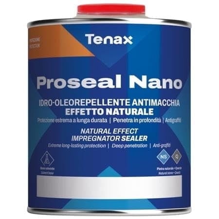 Tenax Nano Quartzite Stone Sealer, for Quartzite, Marble, Limestone, Travertine, Concrete, Agglomerates, Terracotta, Onyx, Slate, Granite, Sandstone, clear
