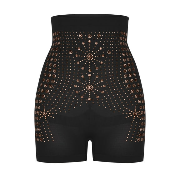 Generic Negative Oxygen Ion Fat Burning Tummy Control, 2024 Ice Silk Ion Fiber Repair Shaping Shorts