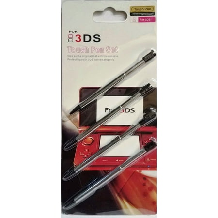 Video Game Accessories Stylus for Nintendo 3DS XL, Black, 5 Count, 4 Pack