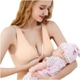thumbnail image 1 of Generic Nursing Sleep Bras for Breastfeeding Women Button Front Maternity Comfy Bralette, 1 of 6