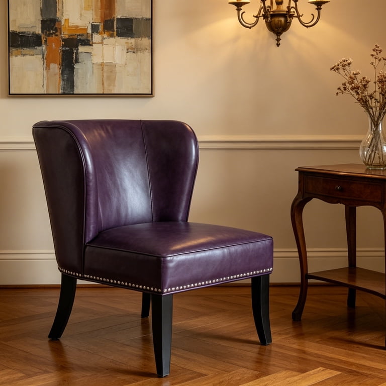 Generic PU Leather Accent Chair - 25.6